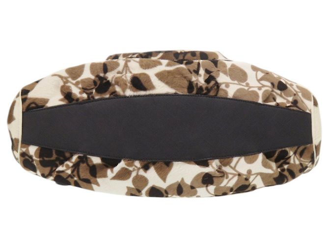 Borsa a tracolla in pelle Salvatore Ferragamo Marrone Nero - vista 4