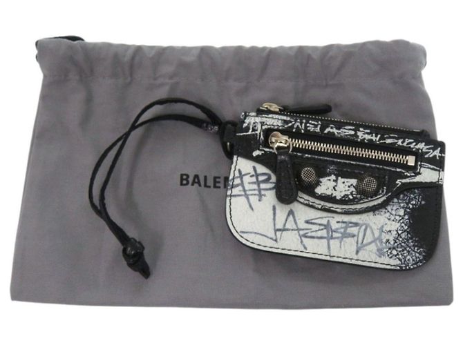 Monedero de piel Balenciaga Le Cagoule Graffiti - vista 2