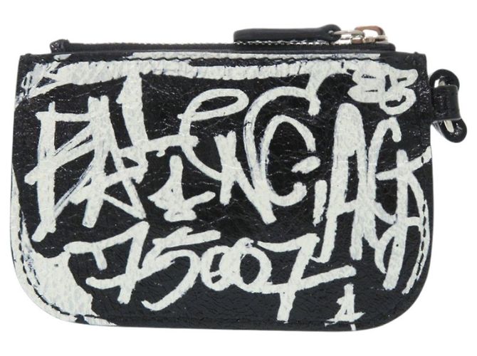 Monedero de piel Balenciaga Le Cagoule Graffiti - vista 3