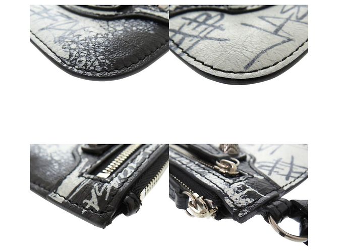 Monedero de piel Balenciaga Le Cagoule Graffiti - vista 4