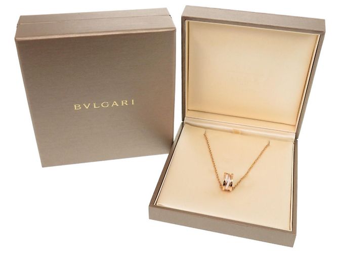 Bulgari Collana Bvlgari B-ZERO1 in oro rosa e ceramica D'oro - vista 2