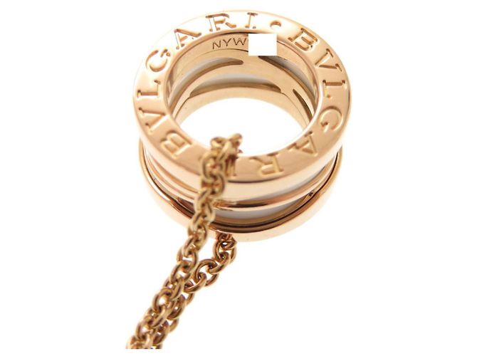 Bulgari Collana Bvlgari B-ZERO1 in oro rosa e ceramica D'oro - vista 7