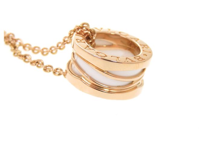 Bulgari Collana Bvlgari B-ZERO1 in oro rosa e ceramica D'oro - vista 9