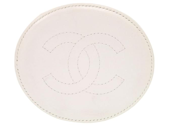 Borsa Vanity Chanel Coco Mark Matelassé Bianco - vista 4