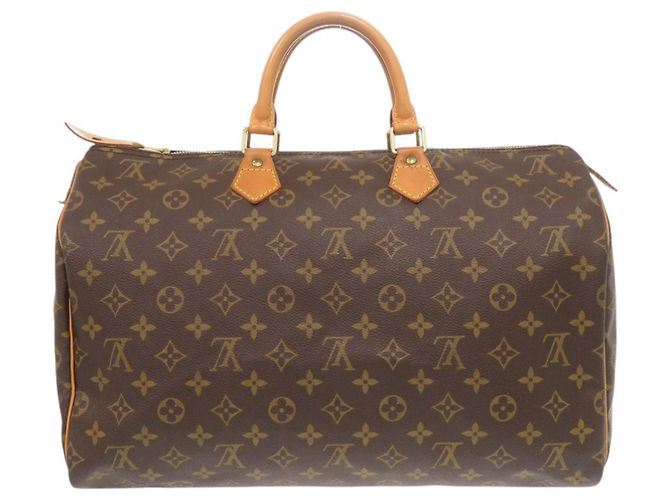 Borsa a mano Louis Vuitton Speedy 40 Monogram Marrone Monogramma - vista 2