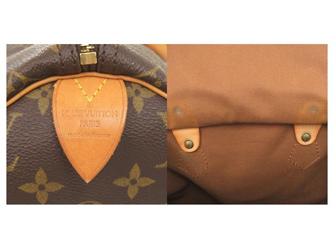 Borsa a mano Louis Vuitton Speedy 40 Monogram Marrone Monogramma - vista 10