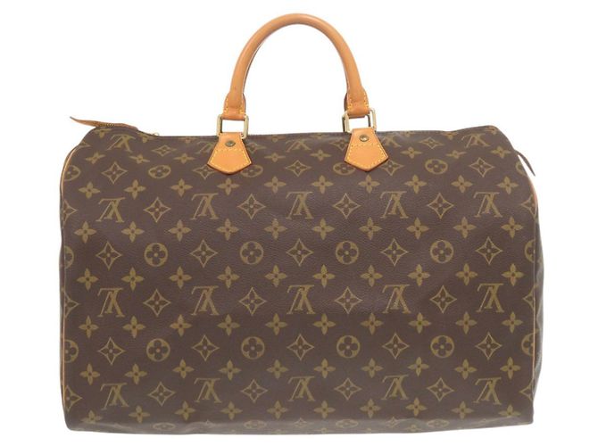 Borsa a mano Louis Vuitton Speedy 40 Monogram Marrone Monogramma - vista 2