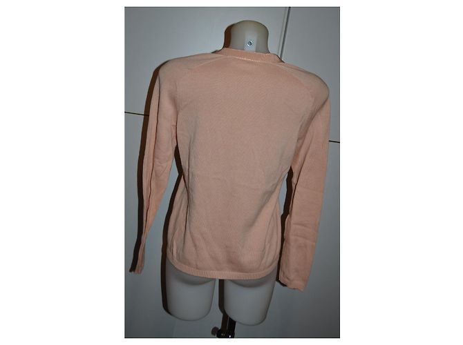 Salvatore Ferragamo Cardigan in cotone pesca - vista 5