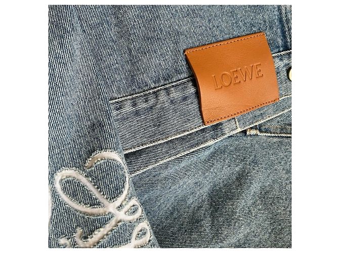 Loewe Anagram Jeansjacke Blau - Ansicht 10