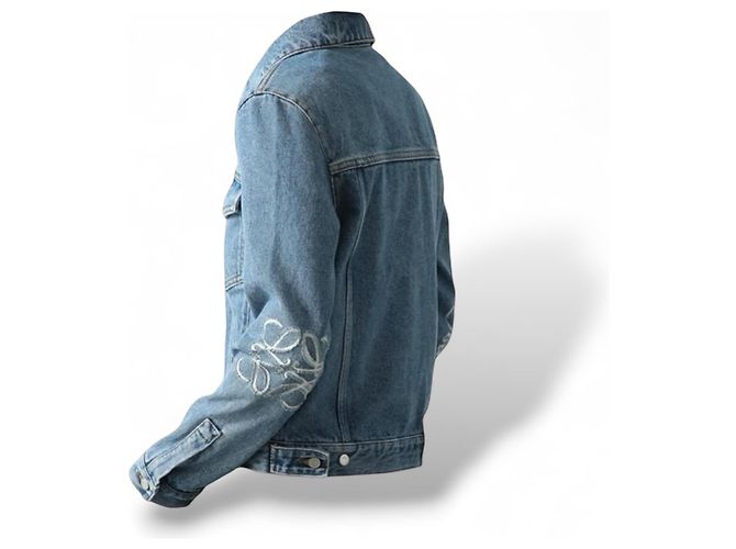 Loewe Anagram Jeansjacke Blau - Ansicht 12