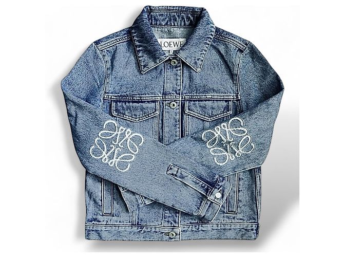 Loewe Anagram Jeansjacke Blau - Ansicht 15