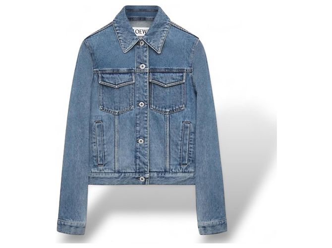 Loewe Anagram Jeansjacke Blau - Ansicht 16