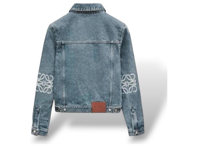 Loewe Anagram Jeansjacke Blau - Ansicht 2