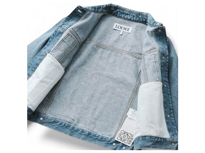 Loewe Anagram Jeansjacke Blau - Ansicht 5