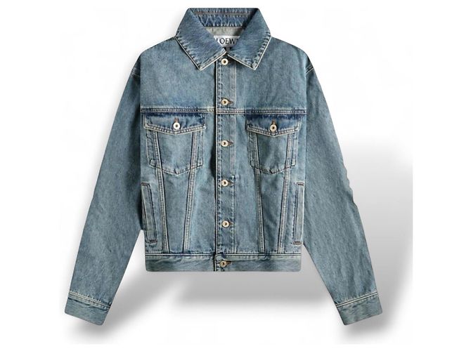 Loewe Anagram Jeansjacke Blau - Ansicht 6
