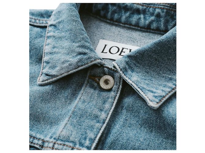 Loewe Anagram Jeansjacke Blau - Ansicht 7