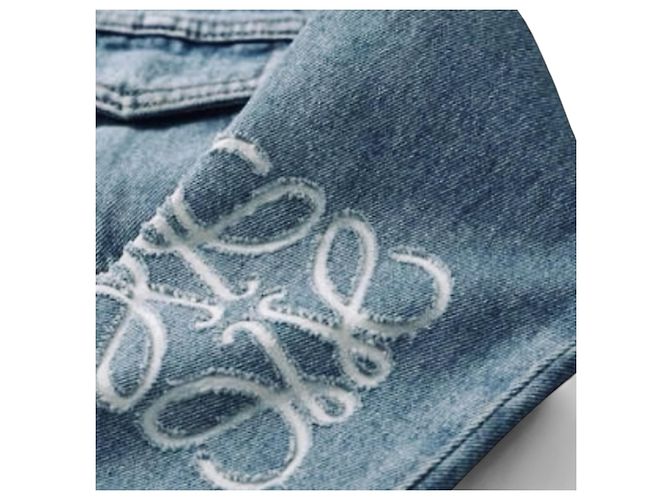 Loewe Anagram Jeansjacke Blau - Ansicht 9