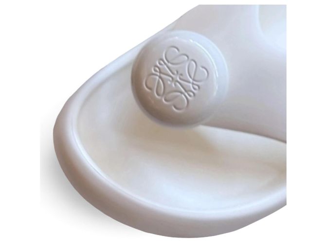 Ciabatte Loewe Foam in gomma bianca Bianco - vista 16