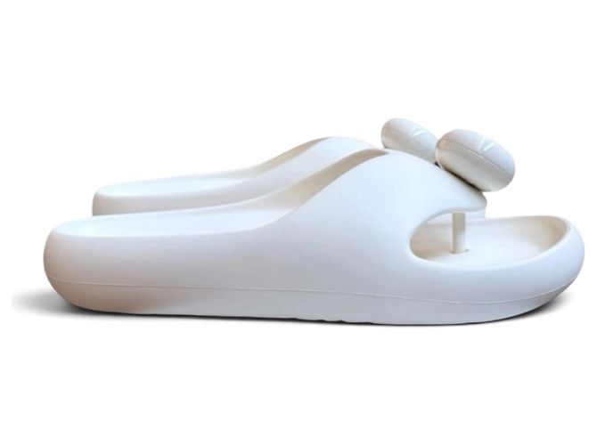 Ciabatte Loewe Foam in gomma bianca Bianco - vista 3