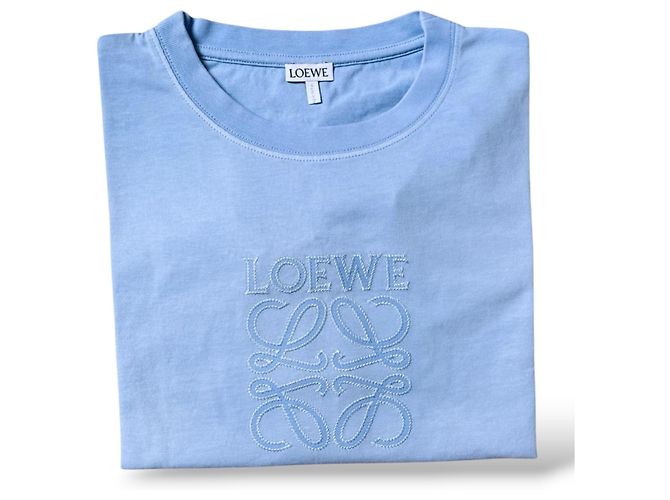 Loewe Anagram T-Shirt Hellblau - Ansicht 3