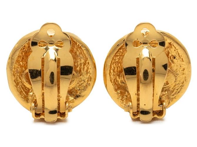 Cambon Orecchini a clip Chanel placcati in oro D'oro - vista 2