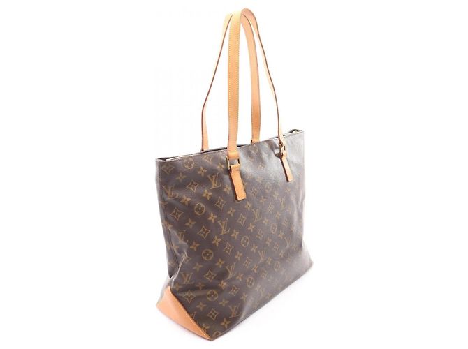 Borsa Cabas Mezzo Monogram Louis Vuitton Marrone Monogramma - vista 2