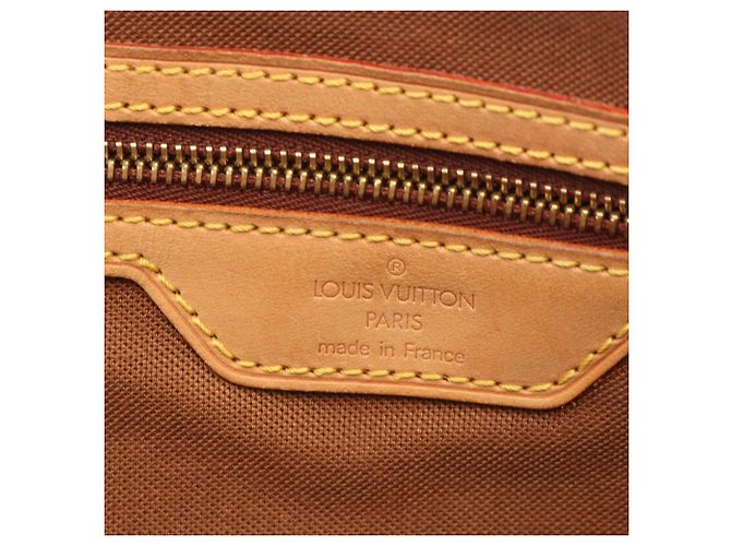 Borsa Cabas Mezzo Monogram Louis Vuitton Marrone Monogramma - vista 4
