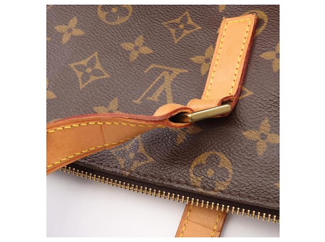 Borsa Cabas Mezzo Monogram Louis Vuitton Marrone Monogramma - vista 9