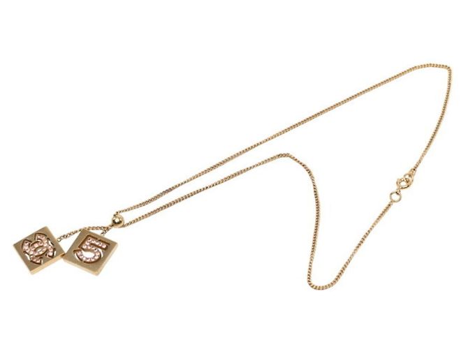 Timeless Collana con pendente Chanel No. 5 Coco Mark D'oro - vista 3