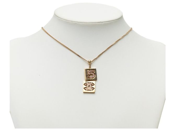 Timeless Collana con pendente Chanel No. 5 Coco Mark D'oro - vista 7