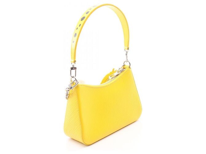 Borsa Louis Vuitton x Yayoi Kusama Marellini Epi Jaune Nero Giallo - vista 2