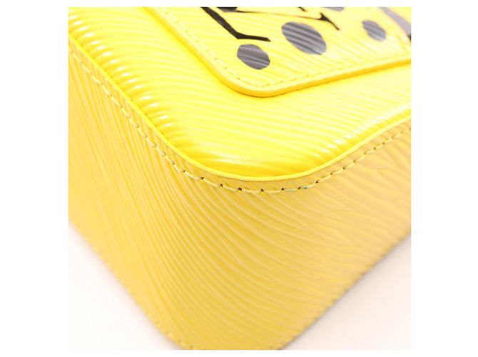 Borsa Louis Vuitton x Yayoi Kusama Marellini Epi Jaune Nero Giallo - vista 6