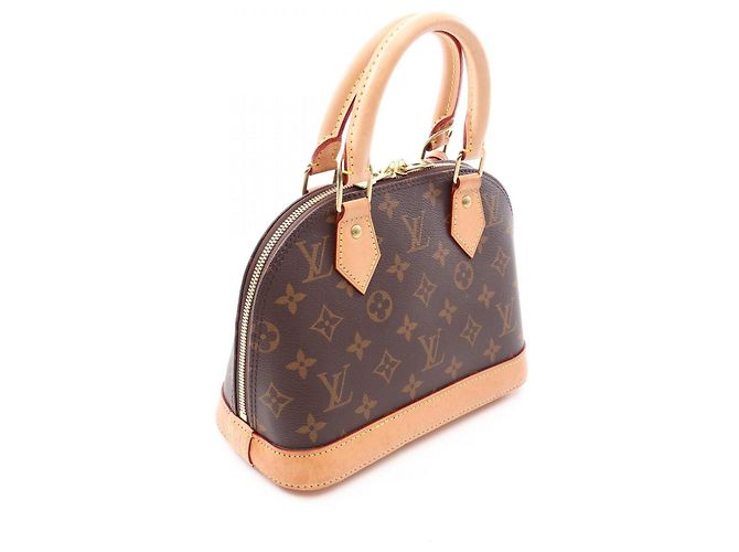 Louis Vuitton Alma BB Monogram Handtasche Braun Monogramm - Ansicht 2