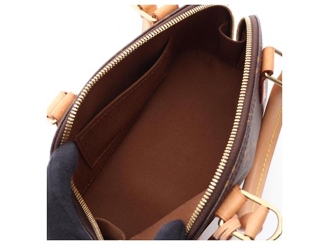 Louis Vuitton Alma BB Monogram Handtasche Braun Monogramm - Ansicht 3