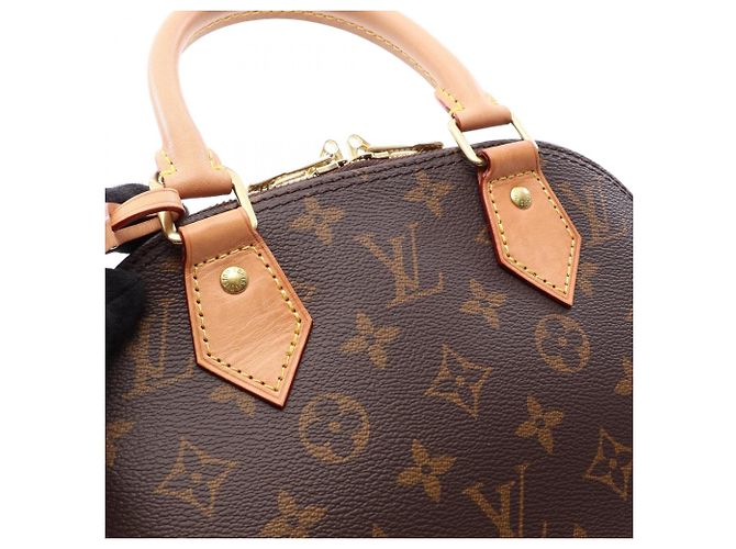 Louis Vuitton Alma BB Monogram Handtasche Braun Monogramm - Ansicht 6