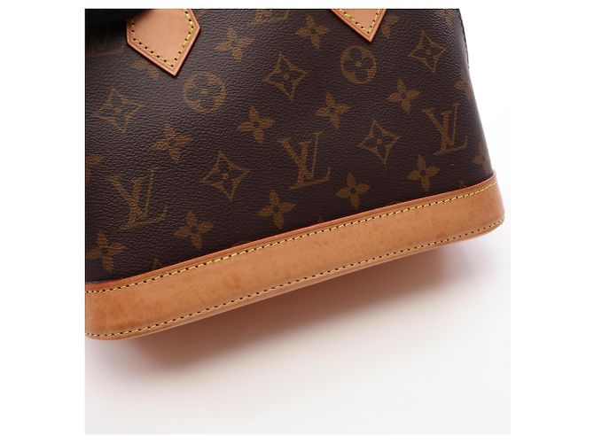 Louis Vuitton Alma BB Monogram Handtasche Braun Monogramm - Ansicht 8