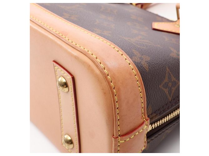 Louis Vuitton Alma BB Monogram Handtasche Braun Monogramm - Ansicht 9