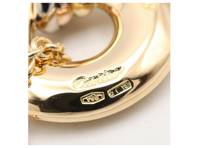 Collar Cartier Trinity Thread Dorado - vista 3