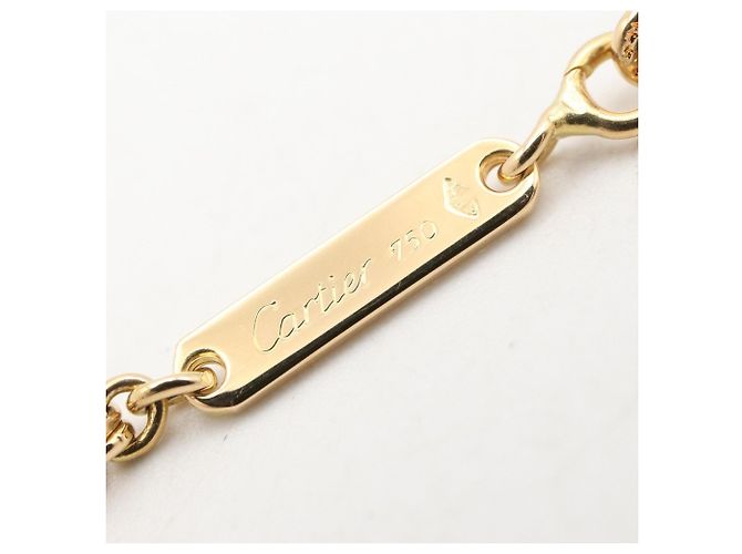 Collar Cartier Trinity Thread Dorado - vista 4