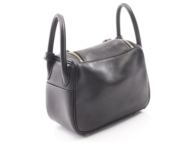 Hermès Borsa a tracolla Hermes Lindy Mini Nero - vista 2