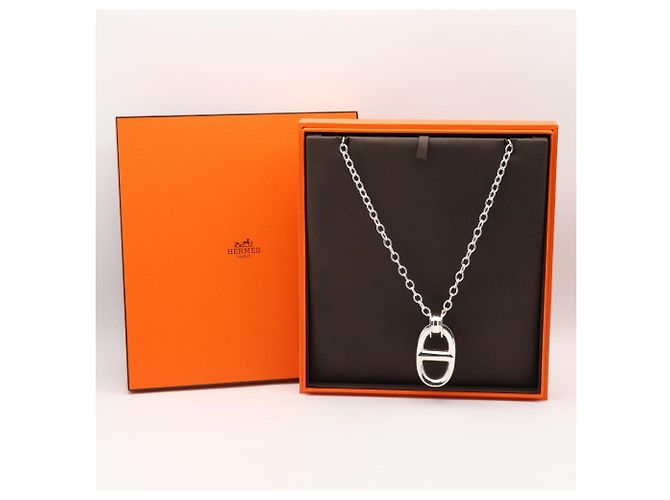 Hermès Colar Hermes Reponse Very Large Prata - vista 5
