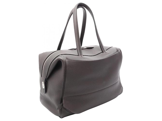Hermès Borsa Boston Hermes HERMES Wallago 35 Marrone - vista 2