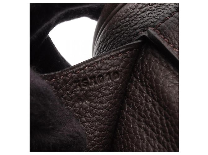 Hermès Borsa Boston Hermes HERMES Wallago 35 Marrone - vista 5