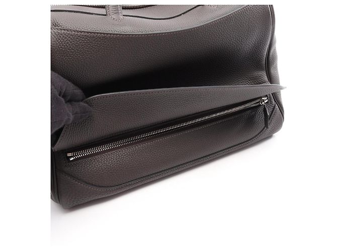 Hermès Borsa Boston Hermes HERMES Wallago 35 Marrone - vista 8