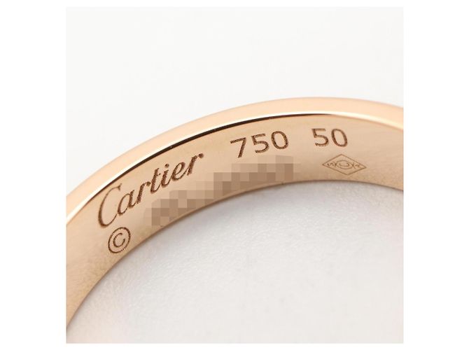 Anello Mini Love Cartier in oro rosa 18K D'oro - vista 4