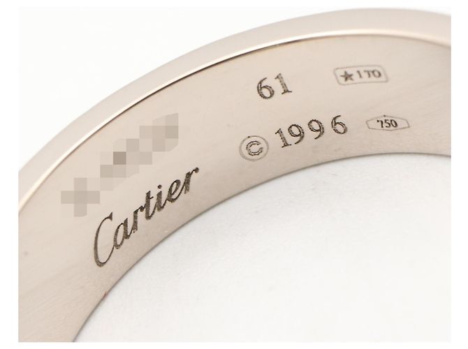 Cartier Love Ring in 18K Weißgold Golden - Ansicht 4