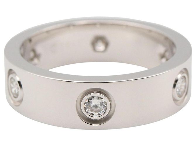 Cartier Love Ring in Weißgold Golden - Ansicht 3