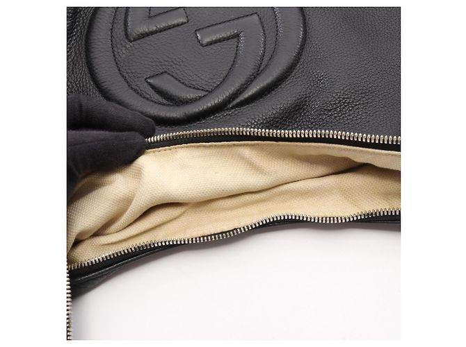 Borsa a tracolla Gucci Soho Nero - vista 6