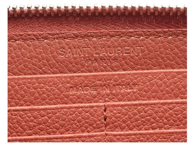 Cartera larga Yves Saint Laurent Classic Rive Gauche Marrón Castaño - vista 4