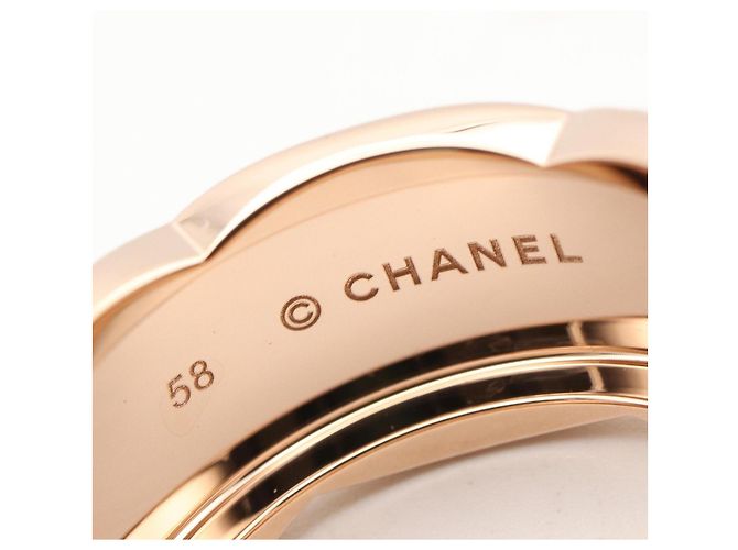 Anello Large Chanel Coco Crush in Oro Rosa 18K D'oro - vista 4